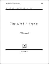 The Lord's Prayer TTBB choral sheet music cover
